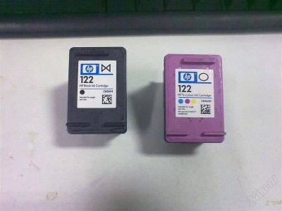 Лот: 810023. Фото: 1. Картриджи HP 122 чёрный+цветной... Картриджи, расходные материалы