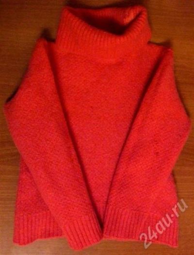 Лот: 645364. Фото: 1. Розовый теплый свитерок для малышки. Свитера, худи, толстовки