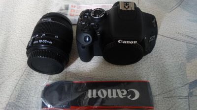 Лот: 4886639. Фото: 1. Canon EOS-600D kit EF-S 18-55... Цифровые зеркальные