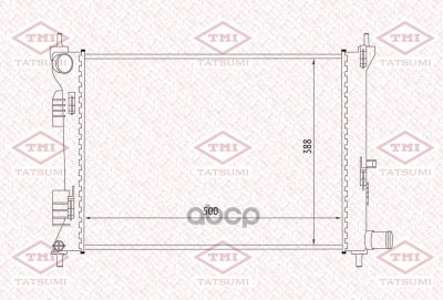 Лот: 21880842. Фото: 1. Tga1046_радиатор Охлаждения! Hyundai... Другое (автозапчасти)