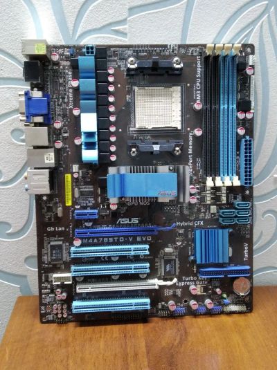 Лот: 19977031. Фото: 1. Материнская плата asus m4a785td-v... Материнские платы