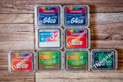 Лот: 13204326. Фото: 1. Карты памяти Compact Flash. Общий... Карты памяти