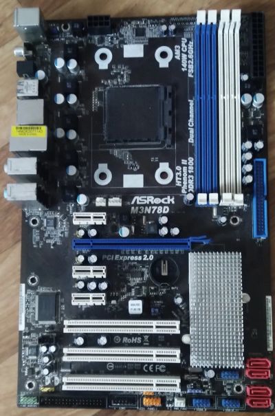 Лот: 16946937. Фото: 1. Asrock m3n78d. Материнские платы