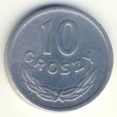 Лот: 8868654. Фото: 1. 10 грошей 1965 года Польша. Европа