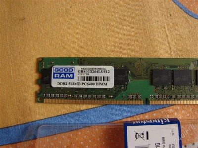 Лот: 2461879. Фото: 1. DDR2 512MB PC6400 DIMM. Оперативная память