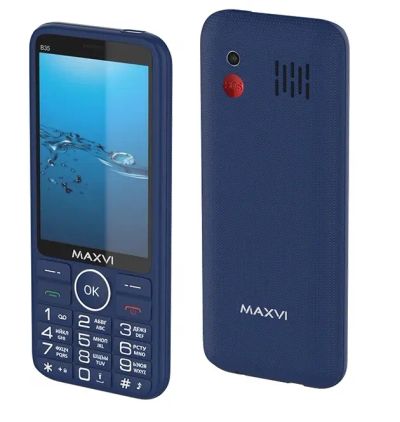 Лот: 20310432. Фото: 1. Мобильный телефон Maxvi B35 Blue... Смартфоны