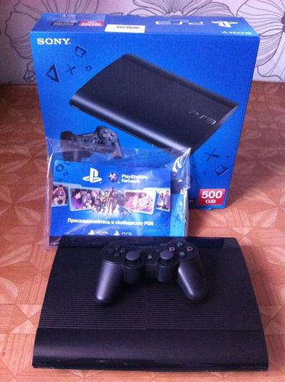 Лот: 3771114. Фото: 1. Sony playstation 3 Slim 500GB. Игровые приставки, консоли
