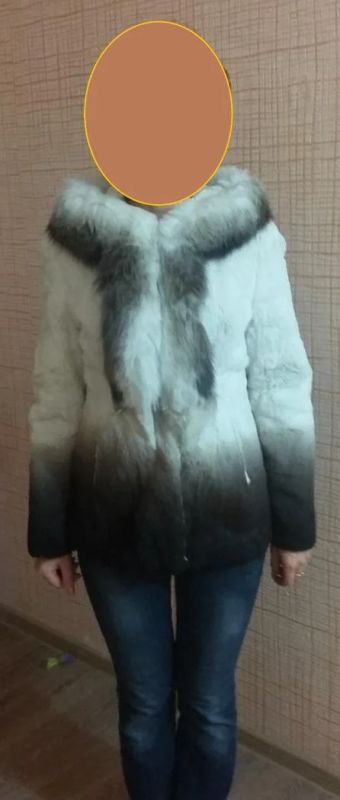Лот: 6327592. Фото: 1. Шуба кролик с рубля!. Верхняя одежда