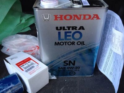 Лот: 11903238. Фото: 1. Honda 0w20 Ultra Leo. Масла, жидкости