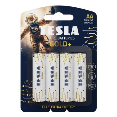 Лот: 24658002. Фото: 1. Батарейки Tesla Gold+ LR6 (АА... Батарейки, аккумуляторы, элементы питания