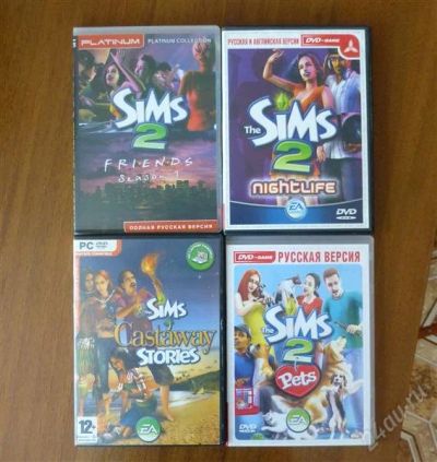 Лот: 2932153. Фото: 1. Игры -The Sims 2- (одним лотом... Игры для ПК