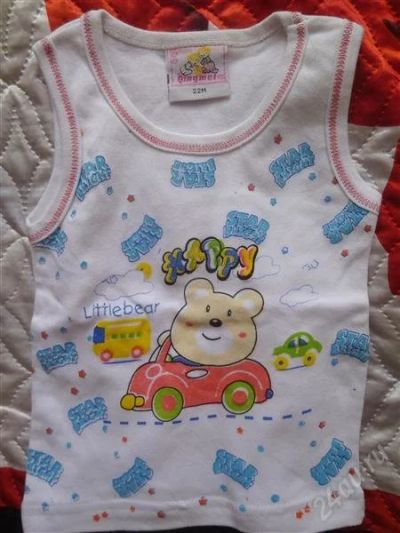 Лот: 2516527. Фото: 1. Маечка на 1-1,5 года. Нижнее белье
