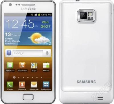 Лот: 1911024. Фото: 1. Samsung Galaxy S2 белый . Куплен... Смартфоны
