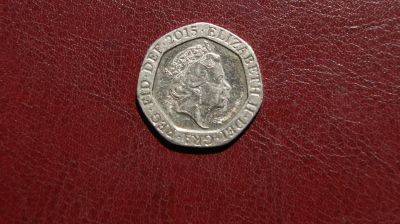 Лот: 19236921. Фото: 1. Великобритания 20 пенсов 2015. Великобритания и острова