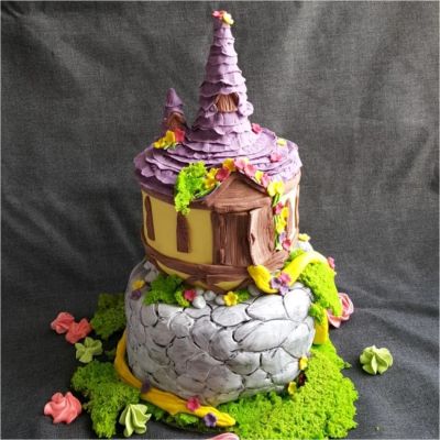 Лот: 11465528. Фото: 1. Торт замок рапунцель. Торты, пирожные