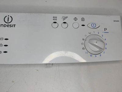 Лот: 21370407. Фото: 1. Indesit win 80 б/у модуль стиральной... Запчасти для стиральных и посудомоечных машин