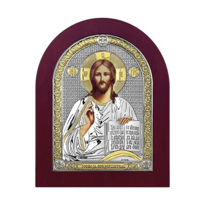 Лот: 23891113. Фото: 1. Икона Господь Вседержитель в деревянном... Другое (ювелирные изделия, бижутерия, часы)