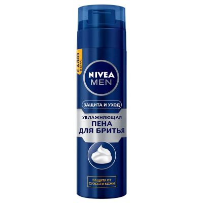 Лот: 24108163. Фото: 1. Пена для бритья, Nivea, Защита... Уход за лицом 