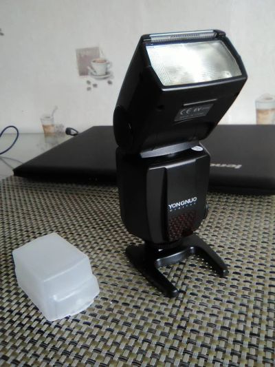 Лот: 7708159. Фото: 1. Вспышка Yongnuo YN-468-II Speedlite... Вспышки, осветители, рассеиватели