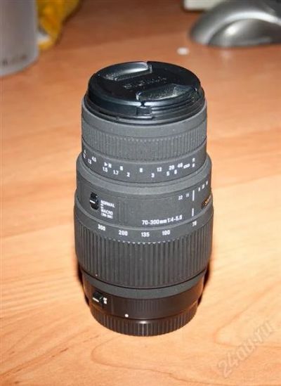 Лот: 1104837. Фото: 1. Sigma 70-300mm f/4-5.6 DG Macro... Объективы