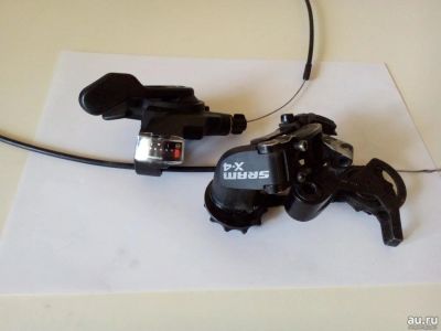 Лот: 7813085. Фото: 1. Переключатель + Манетка Sram X4... Запчасти