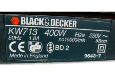 Лот: 7634434. Фото: 1. рубанок black decker kw 713. Электроинструмент