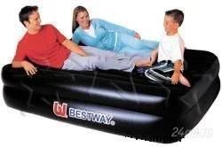 Лот: 1036063. Фото: 1. Кровать надувная Bestway 2-х ярусная... Кровати