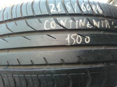 Лот: 11796388. Фото: 1. 215/60 R16 Continental одно. Шины