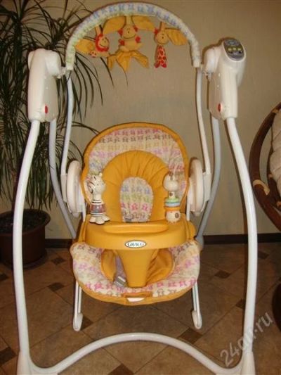 Лот: 1402481. Фото: 1. качеля GRACO. Ходунки, прыгунки, качели
