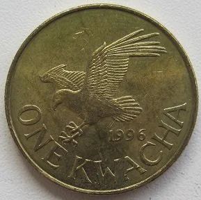 Лот: 13715718. Фото: 1. Малави 1 квача 1996. Африка