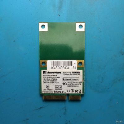 Лот: 10861295. Фото: 1. Wi-Fi модуль / mPCI разъем / Ноутбук... Другое (комплектующие)