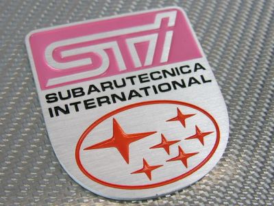 Лот: 4442370. Фото: 1. Шильд STI, тюнинг. Детали тюнинга