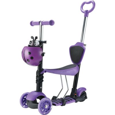 Лот: 9953247. Фото: 1. Самокат-кикборд Disco-kids фиолетовый... Самокаты