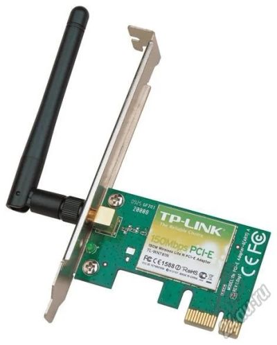 Лот: 5548333. Фото: 1. Сетевая карта WI-FI PCI-E TP-Link... Сетевые карты