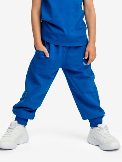 Лот: 25266879. Фото: 1. Брюки с принтом синие Button Blue... Спортивные брюки, штаны