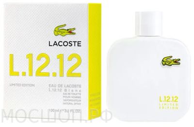 Лот: 5105821. Фото: 1. Lacoste Blanc Limited Edition. Мужская парфюмерия