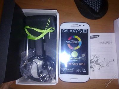 Лот: 2425148. Фото: 1. SAMSUNG I9300 GALAXY S 3 16GB... Смартфоны