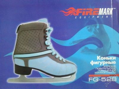 Лот: 1704286. Фото: 1. Коньки фигурные Firemark (р.35... Коньки