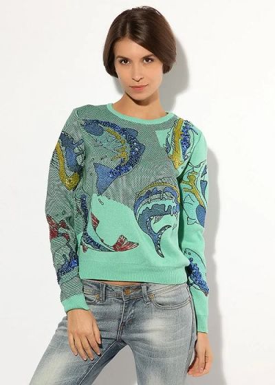 Лот: 4480779. Фото: 1. Свитшот кофта КENZO с золотыми... Свитеры, толстовки, худи