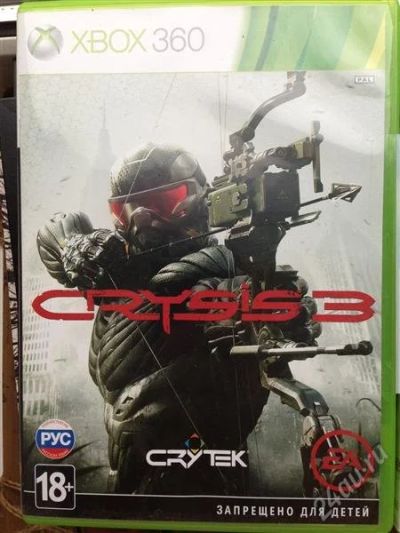 Лот: 2820369. Фото: 1. Crysis 3 [Xbox 360] Лицензия... Игры для консолей