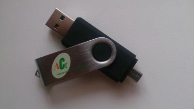 Лот: 6783287. Фото: 1. Флешка 8Gb Flash USB+MicroUsb... USB-флеш карты