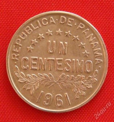 Лот: 1792824. Фото: 1. (№1599-2/LZ) 1 сентесимо 1961... Америка
