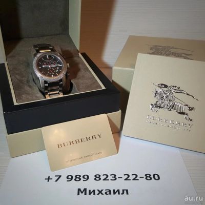 Лот: 8845772. Фото: 1. Мужские часы Burberry BU7702 оригинал... Оригинальные наручные часы