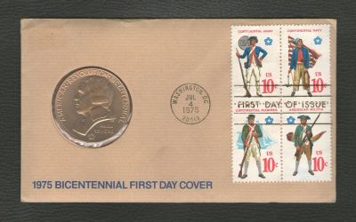 Лот: 16752004. Фото: 1. 1975 год. США. Конверт Первого... Америка