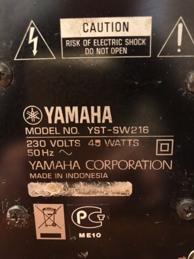 Лот: 12147557. Фото: 1. Усилитель от саба yamaha. Усилители, эквалайзеры