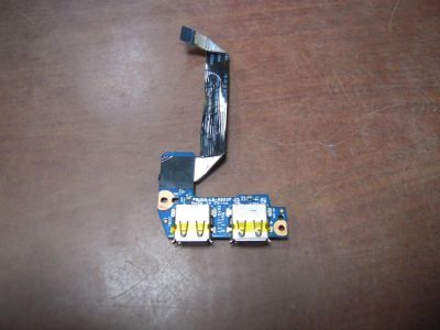 Лот: 8376951. Фото: 1. USB разъемы на шлейфе для нетбука... Шлейфы, кабели, переходники