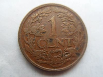 Лот: 11013438. Фото: 1. Нидерланды 1 цент 1939. Америка