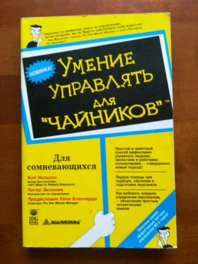 Лот: 9943468. Фото: 1. Умение управлять для "Чайников... Психология и философия бизнеса