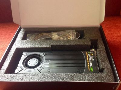 Лот: 5704057. Фото: 1. Zotac GeForce GTX 760 2048MB 256bit. Видеокарты