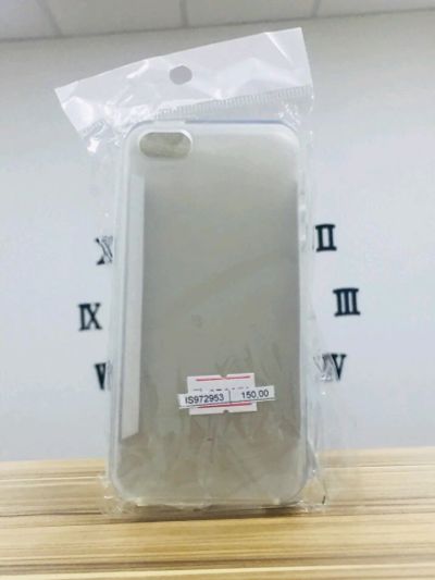 Лот: 11724672. Фото: 1. Силикон iPhone 5 Pudding Светло-серый. Чехлы, бамперы